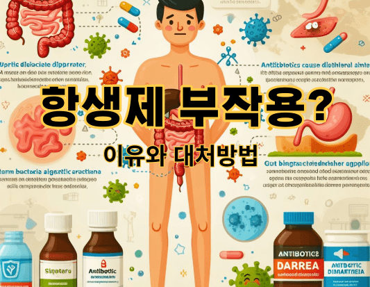 항생제 사용시 설사하는 경우 갠찬은건가?