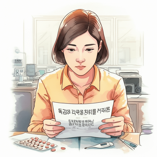 독감과 감기, 증상 비교! (feat. 차트) 관련 이미지